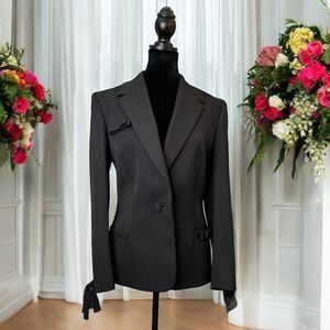 Gianni Versace Bow Embellished Blazer (EU 40/US 8)
